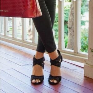 FIONI Clothing Black Lace Heels Payless  Shoes NWOT - Size 8